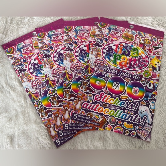 Brand New 4 Lisa Frank Sticker Books - Picture 1 of 7